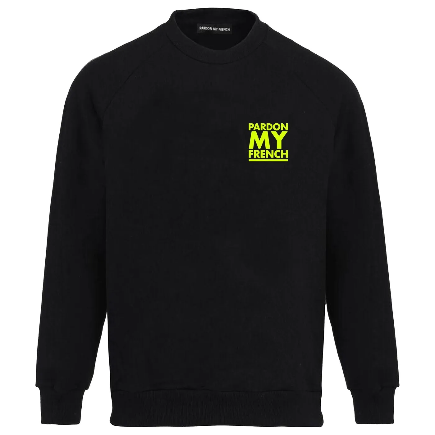 Pardon My French CREW NECK PMF CLASSIC LOGO BLACK