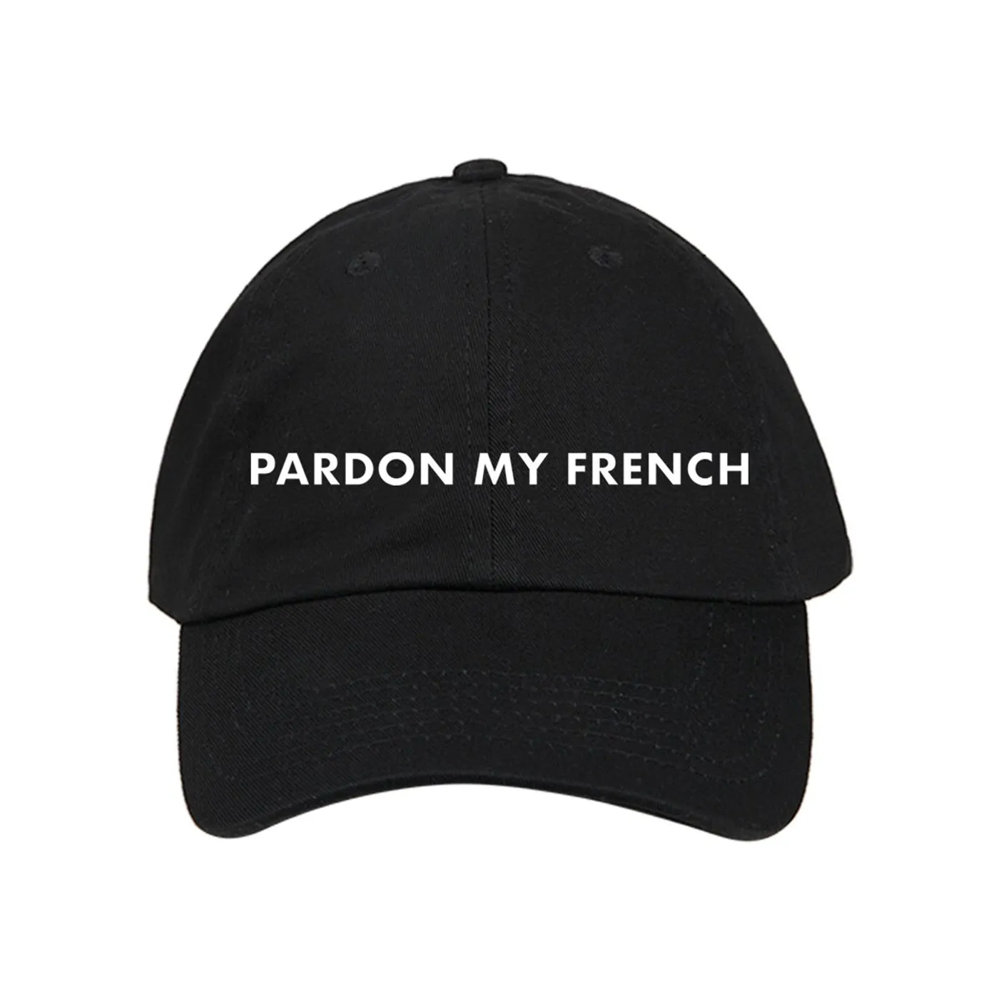 PARDON MY FRENCH BLACK CAP