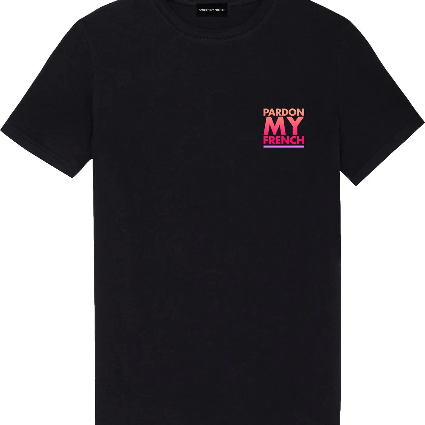 PARDON MY FRENCH SUNSET EDITION BLACK TSHIRT