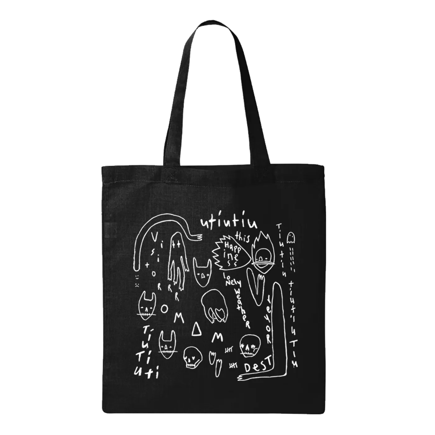 OF MONSTERS AND MEN - TIU BLACK TOTE BAG