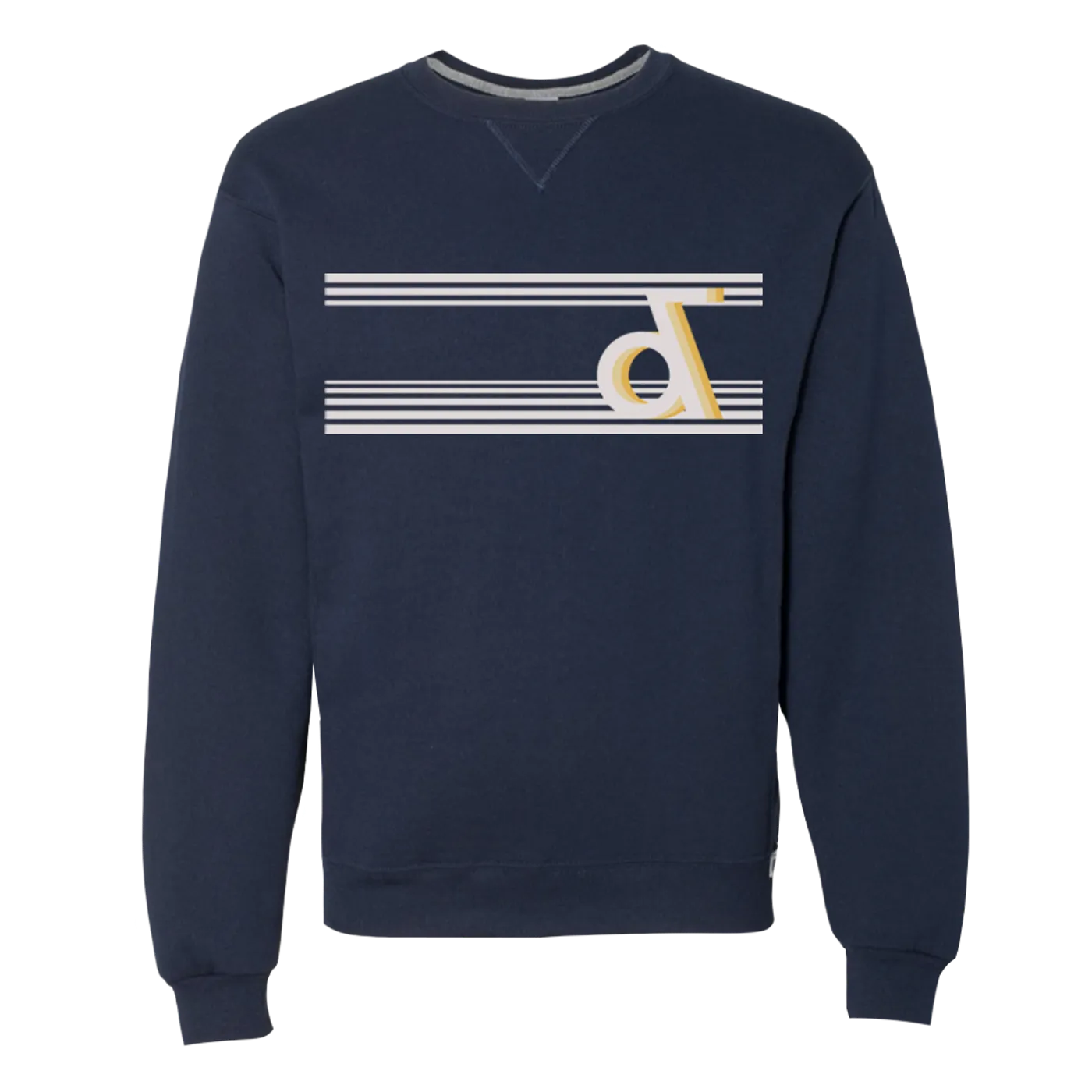 Aly & AJ 'Ampersand' Navy Crewneck Sweatshirt