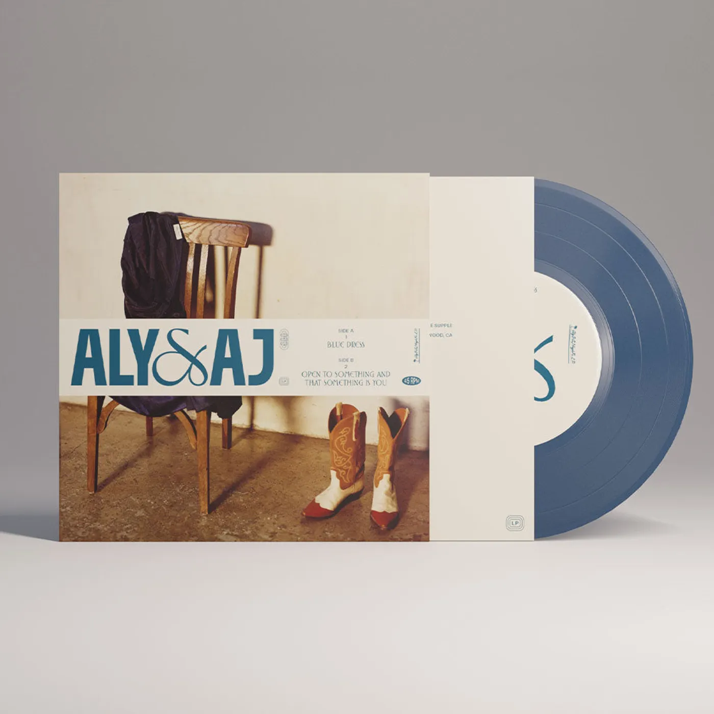 Aly & AJ Blue Dress/Open to Something and That Something is You Dusk Blue 7"