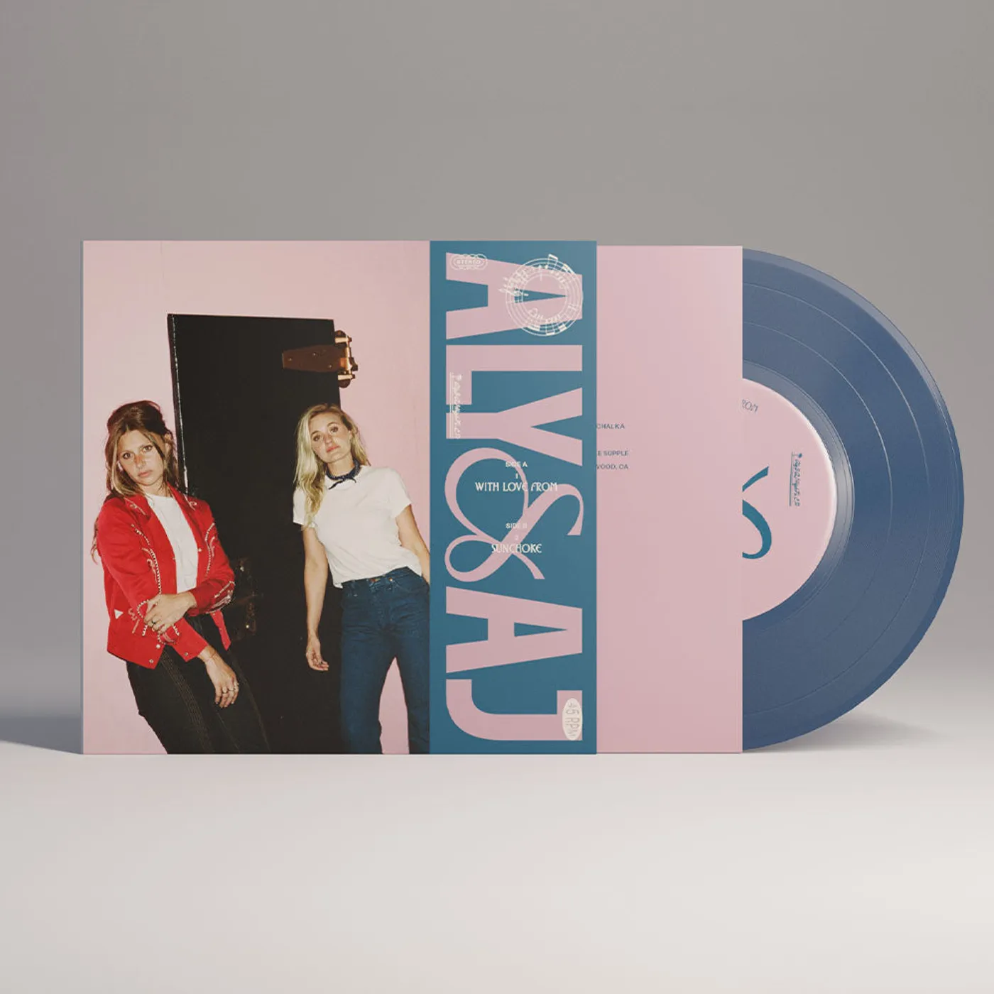 Aly & AJ With Love From/Sunchoke Dusk Blue 7"