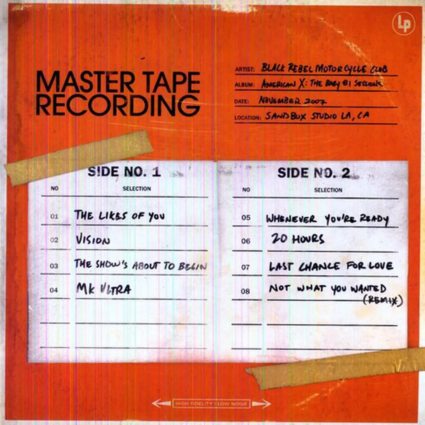 Black Rebel Motorcycle Club AMERICAN X: THE BABY 81 SECONDS VINYL