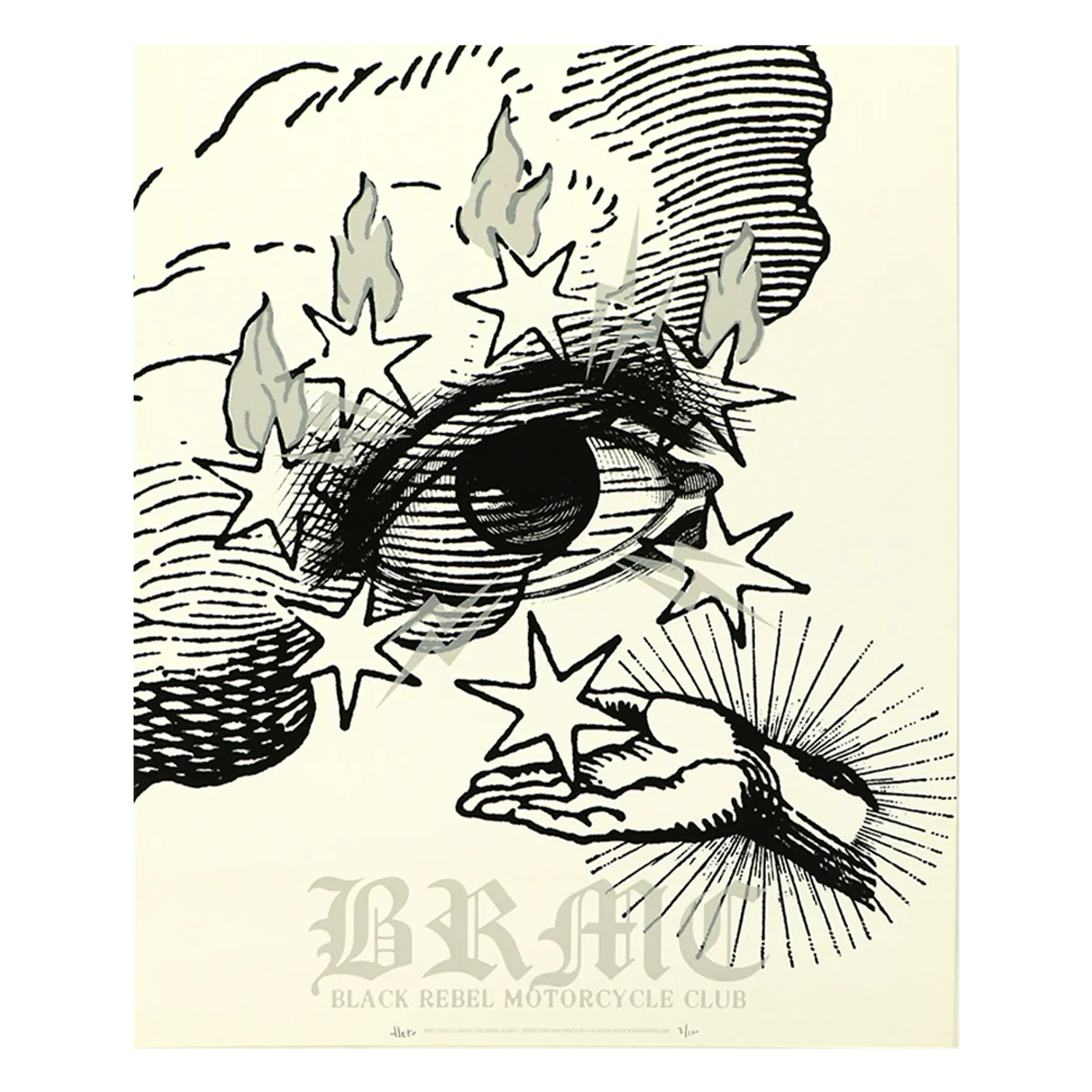 Black Rebel Motorcycle Club Hero Starry Eye Poster