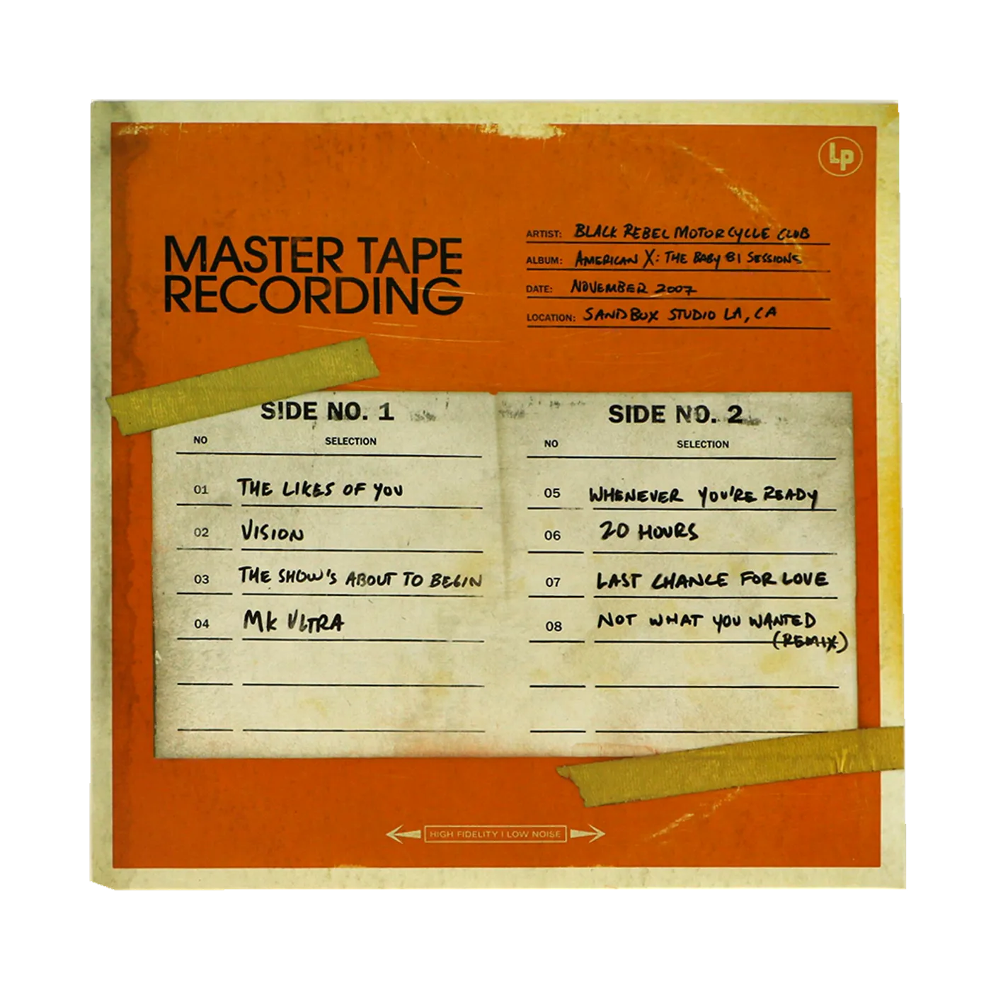 Black Rebel Motorcycle Club® American X (Baby 81 Sessions) Black Vinyl