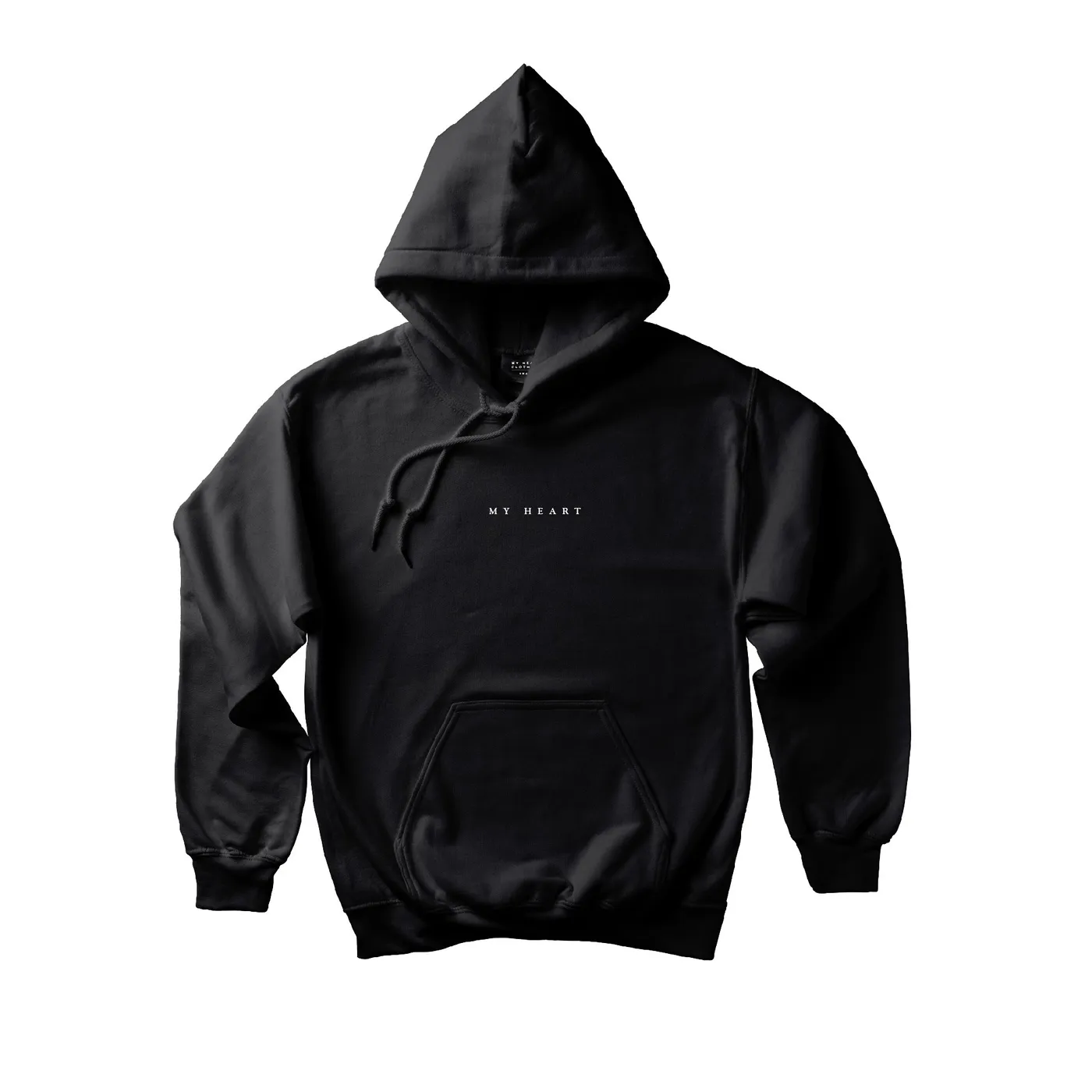 Nic Fanciulli Black Hoodie w/ large My Heart graphic