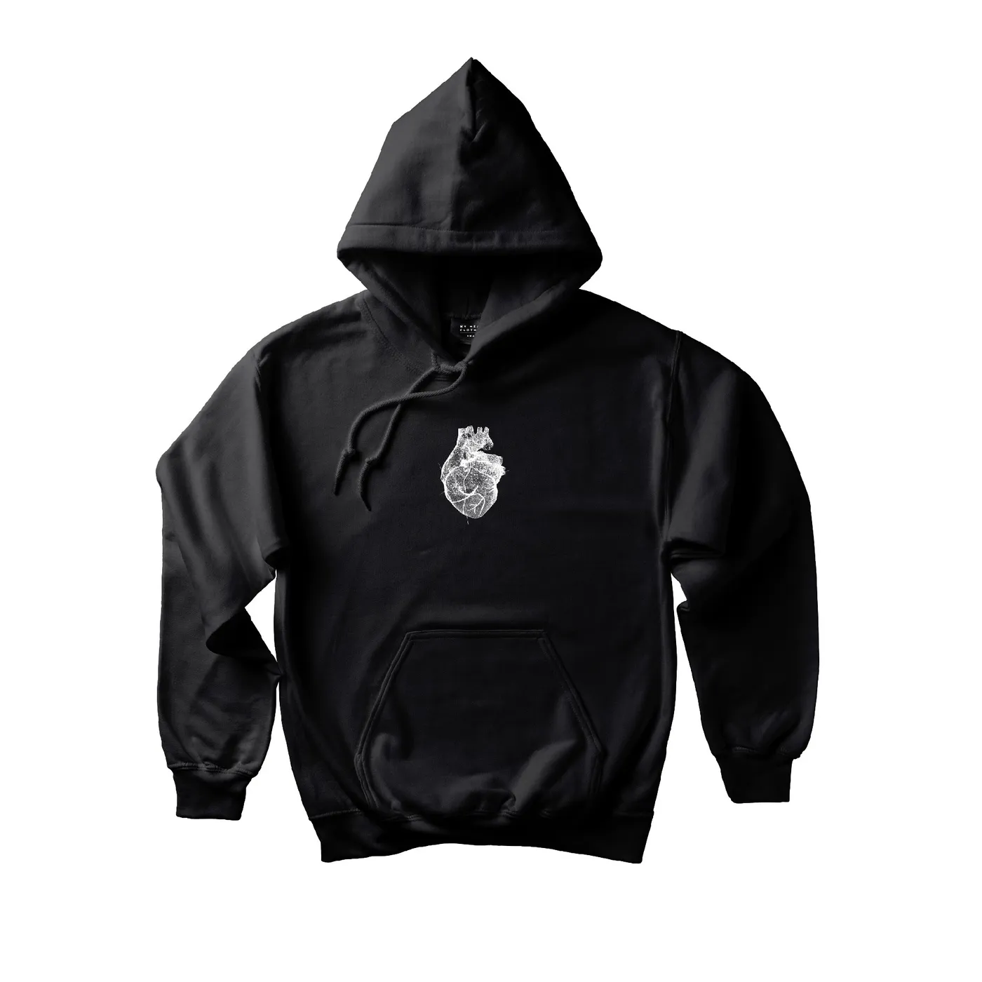 Nic Fanciulli Black Hoodie w/ small My Heart graphic