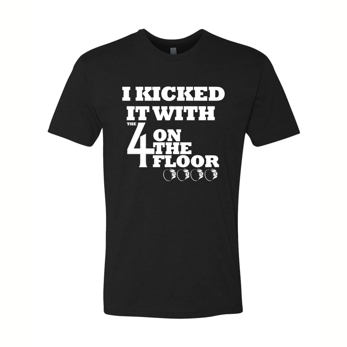 the 4onthefloor I Kicked It Tee - Black