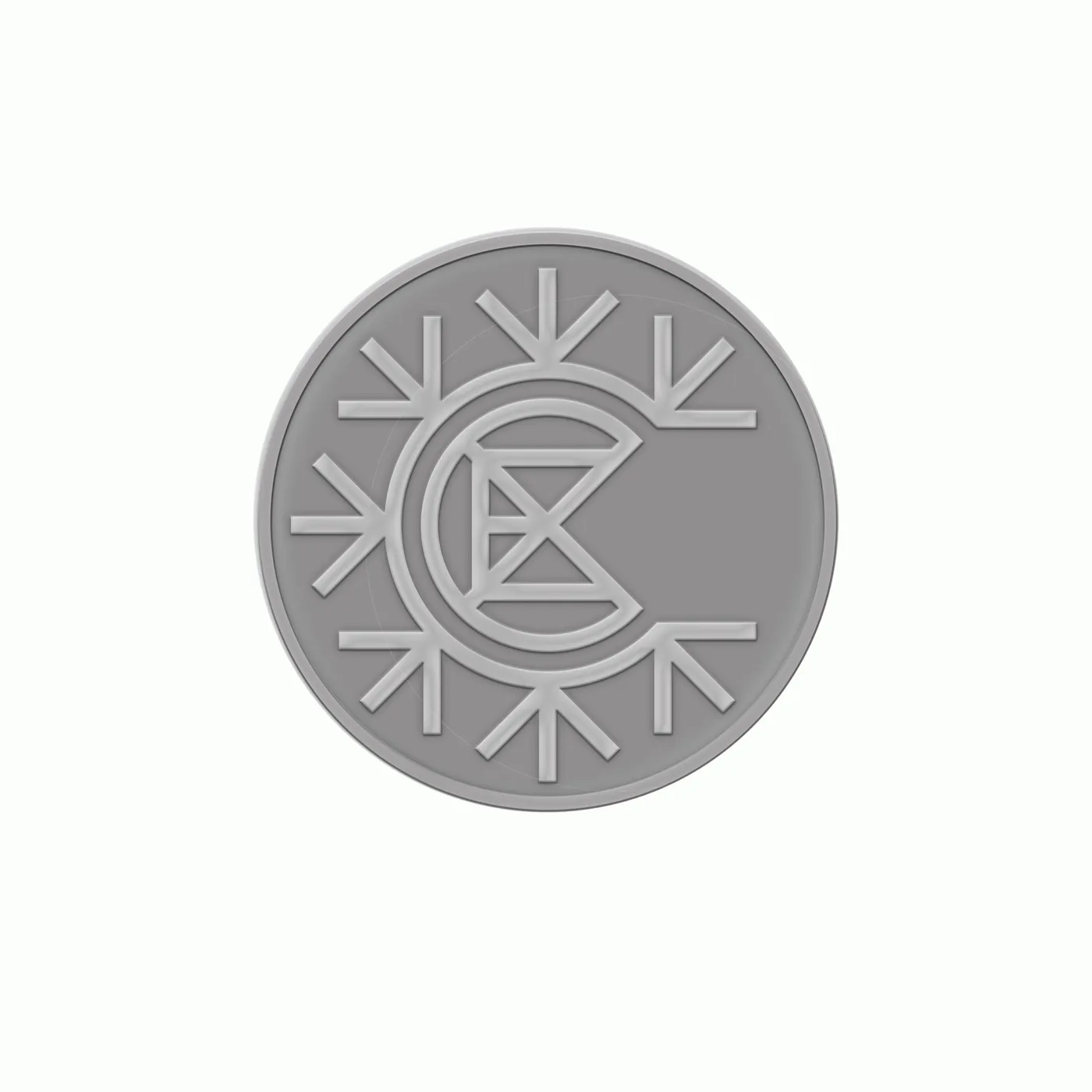 Eaux Claires EXC Snowflake Enamel Pin