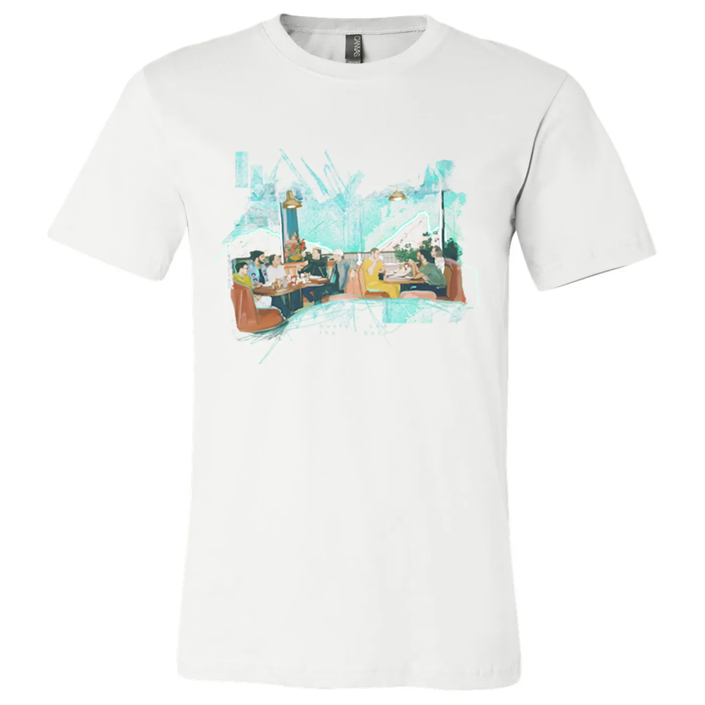 Busty and the Bass Out of Love Tee (White)