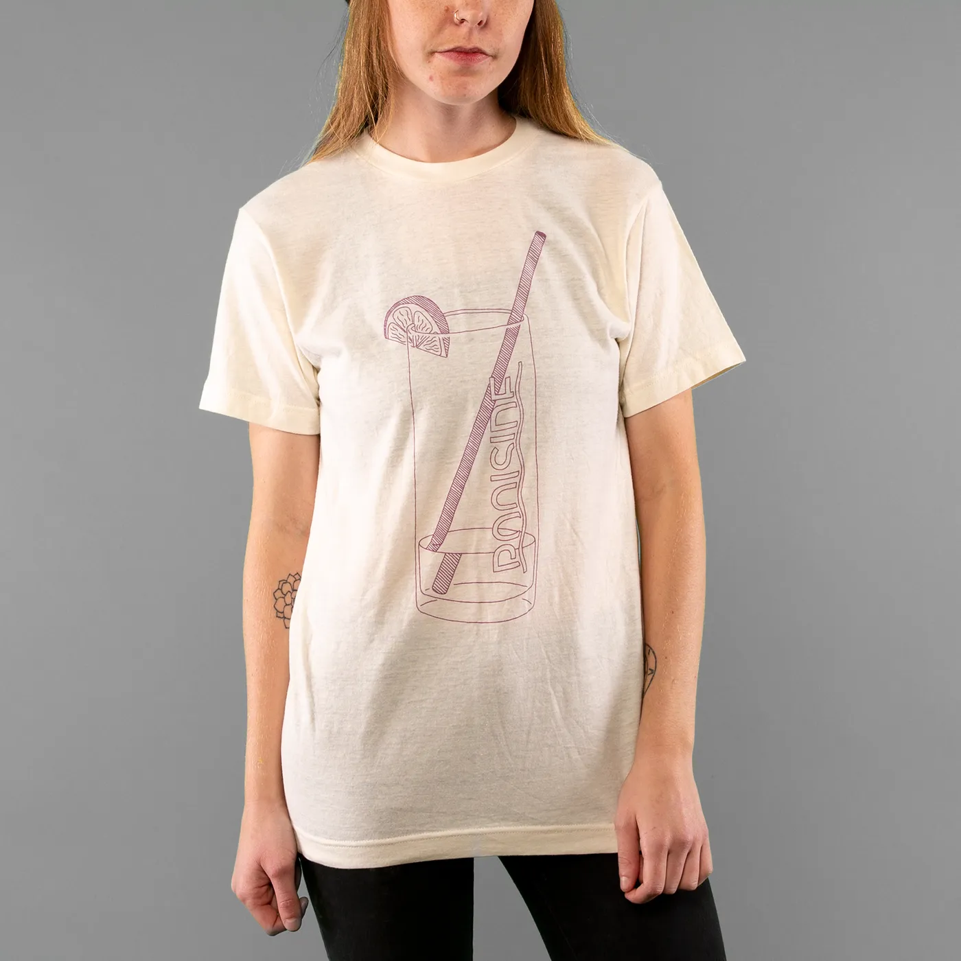 Poolside Cocktail Tee (Purple Design)