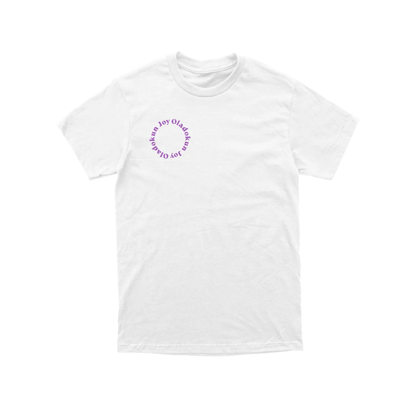 Joy Oladokun White Circle Logo Tee