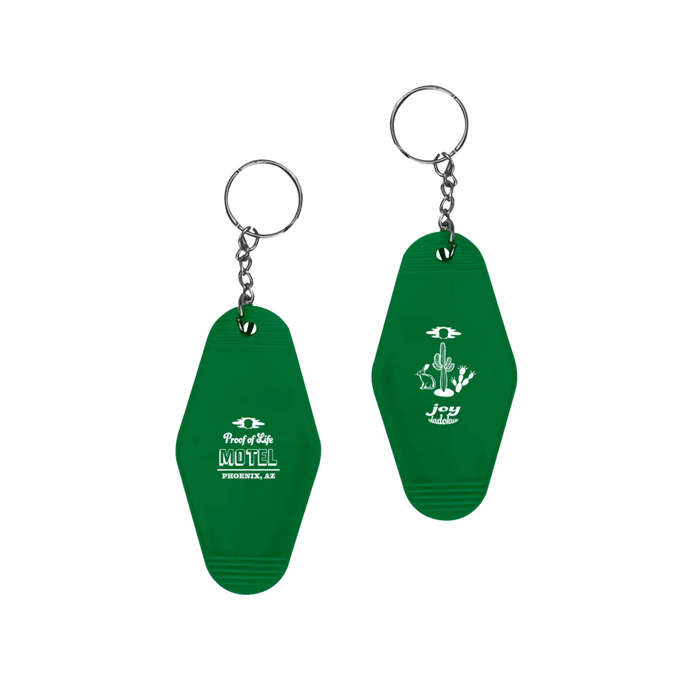 Joy Oladokun Green Proof of Life Motel Keychain