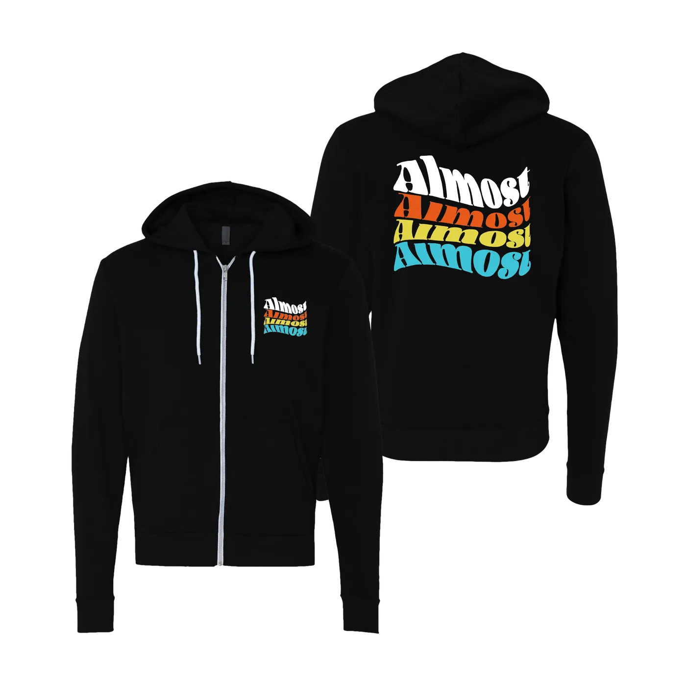 Joe Russo's Almost Dead Almost Wavy Zip Hoodie (Black)