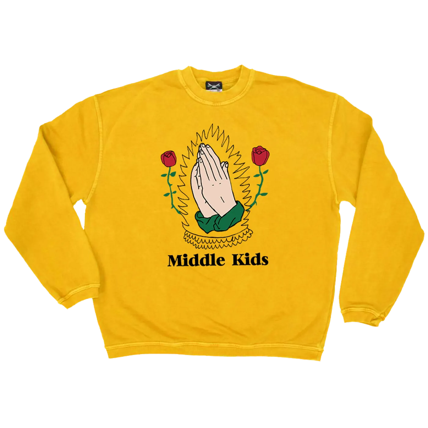 Middle Kids GOLD HANDS CREWNECK