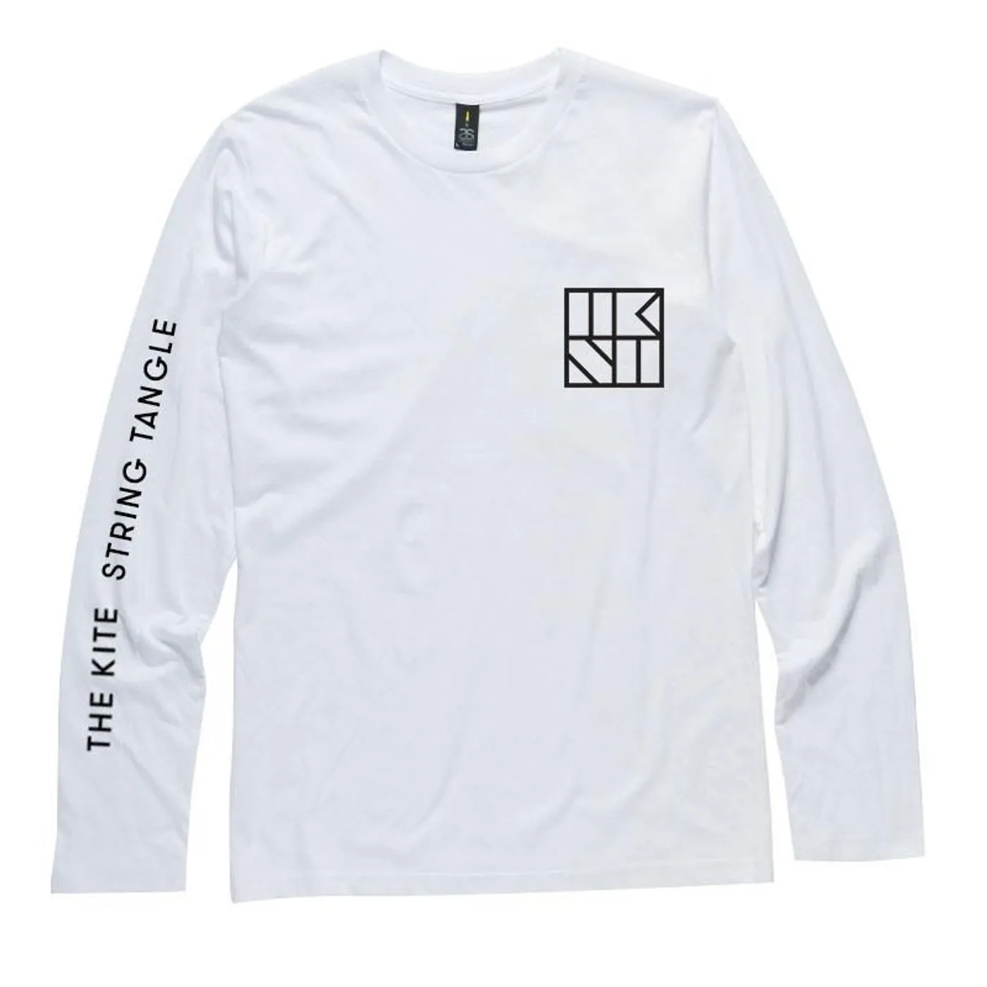 The Kite String Tangle Pocket Logo Long Sleeve (White)
