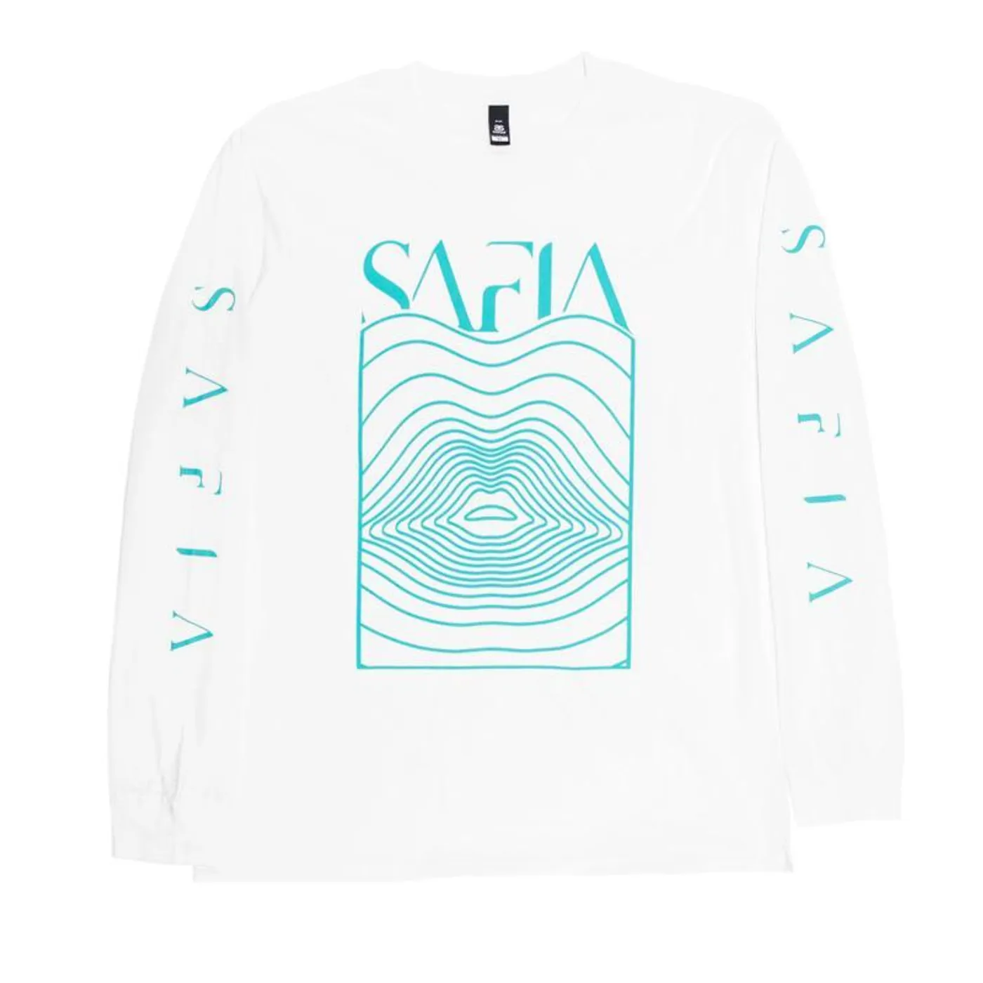 SAFIA Freakin Out Longsleeve (Green on White)