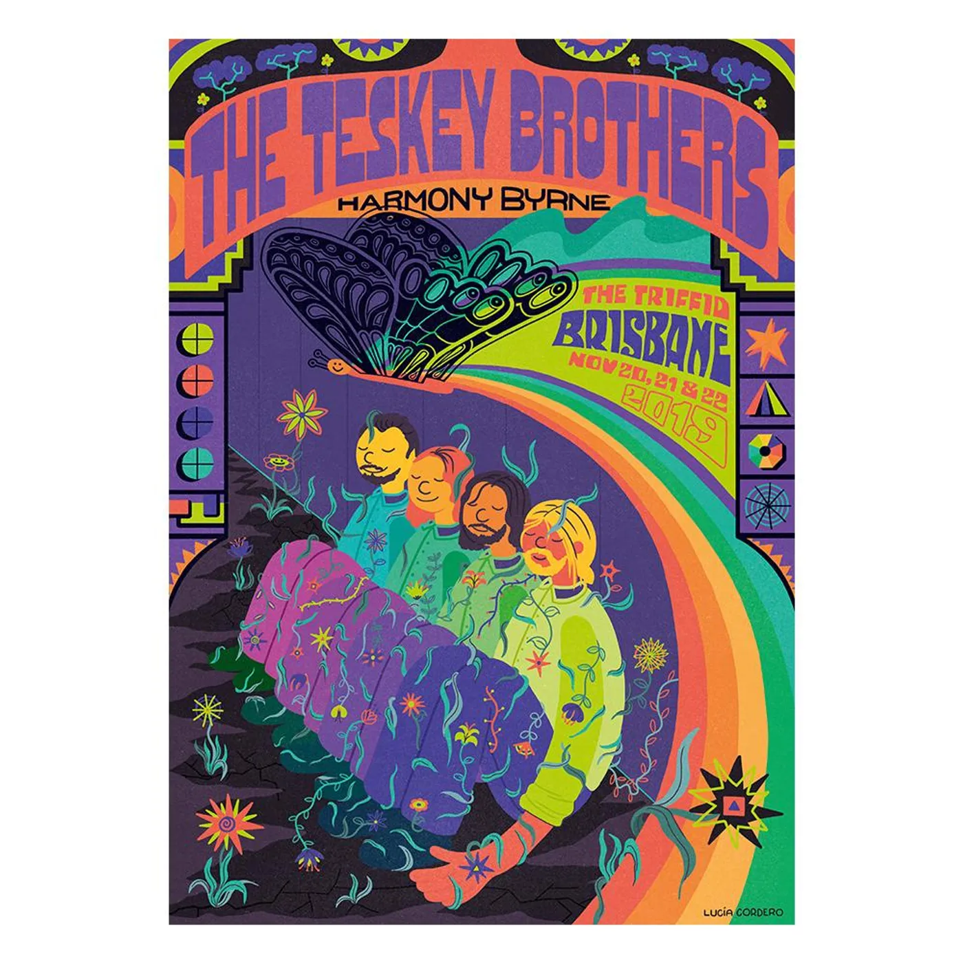 The Teskey Brothers The Triffid, Brisbane Poster (A2)