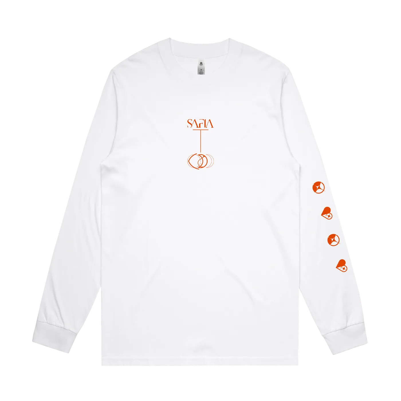 SAFIA Falling Down Longsleeve (White)