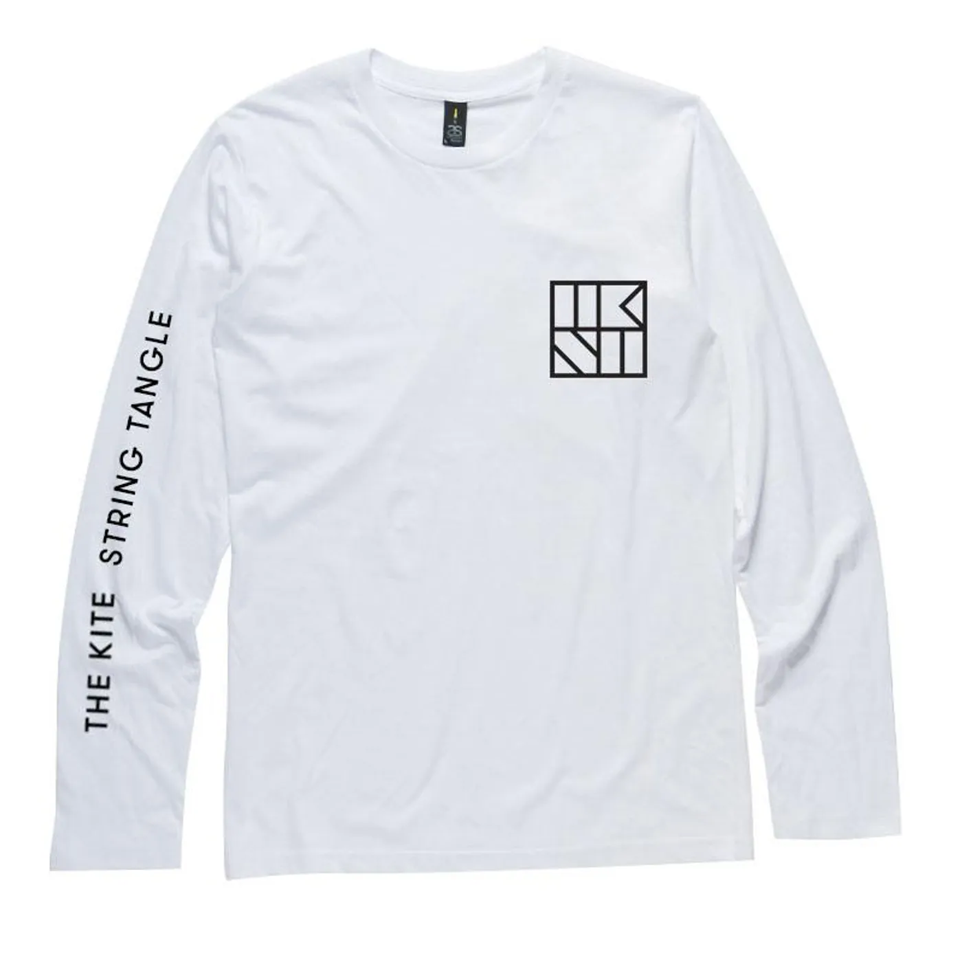 The Kite String Tangle Pocket Logo Long Sleeve (White)