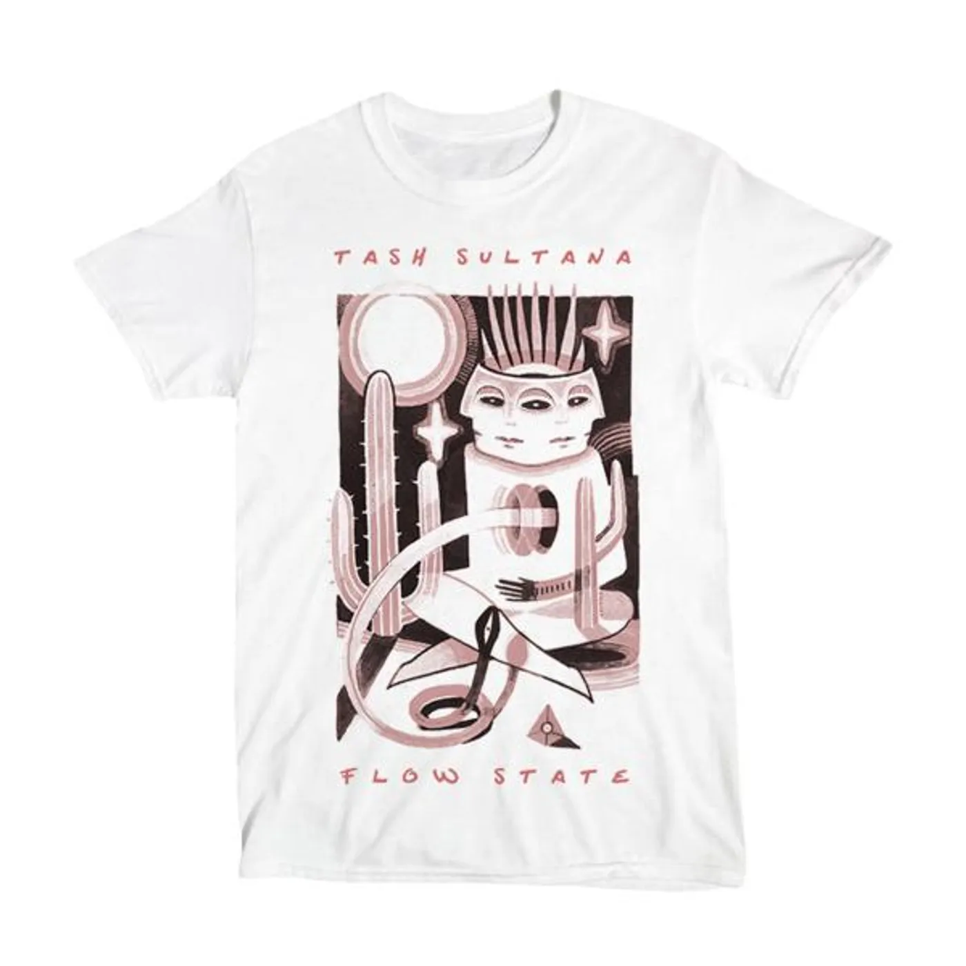 Tash Sultana Double Head Tee (White)