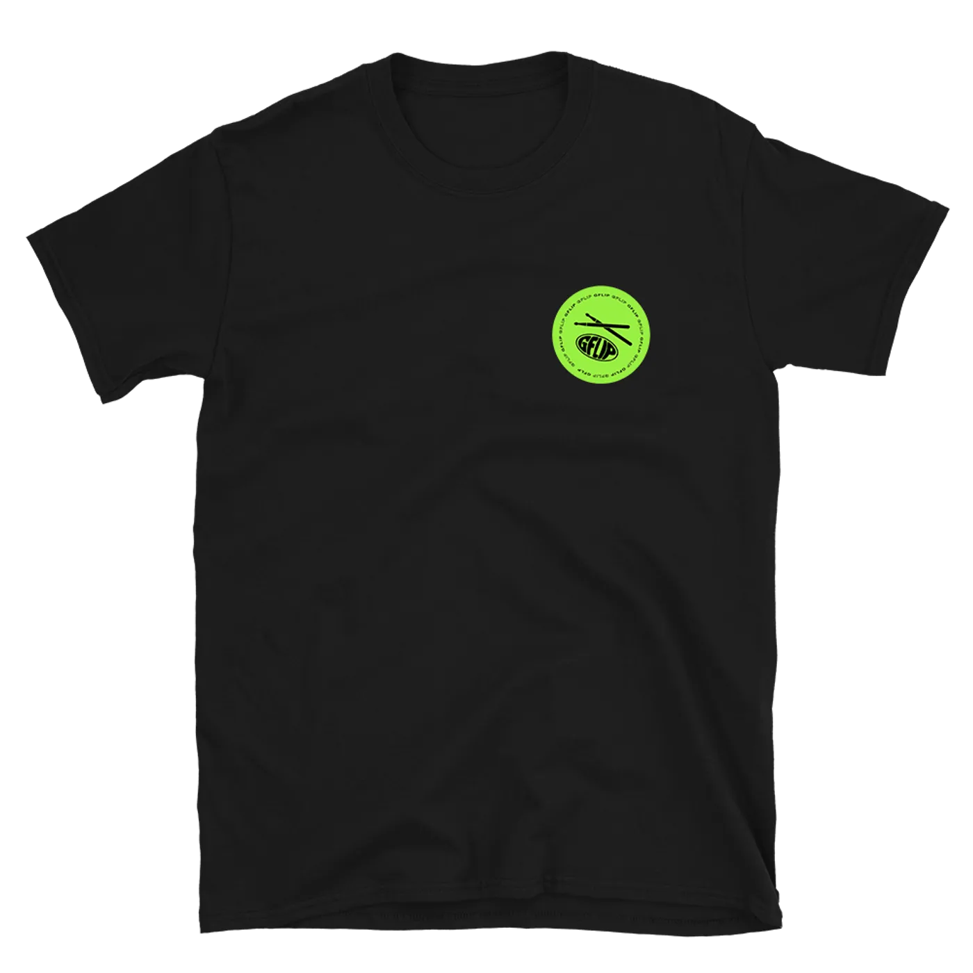 G Flip Pocket Black Tee