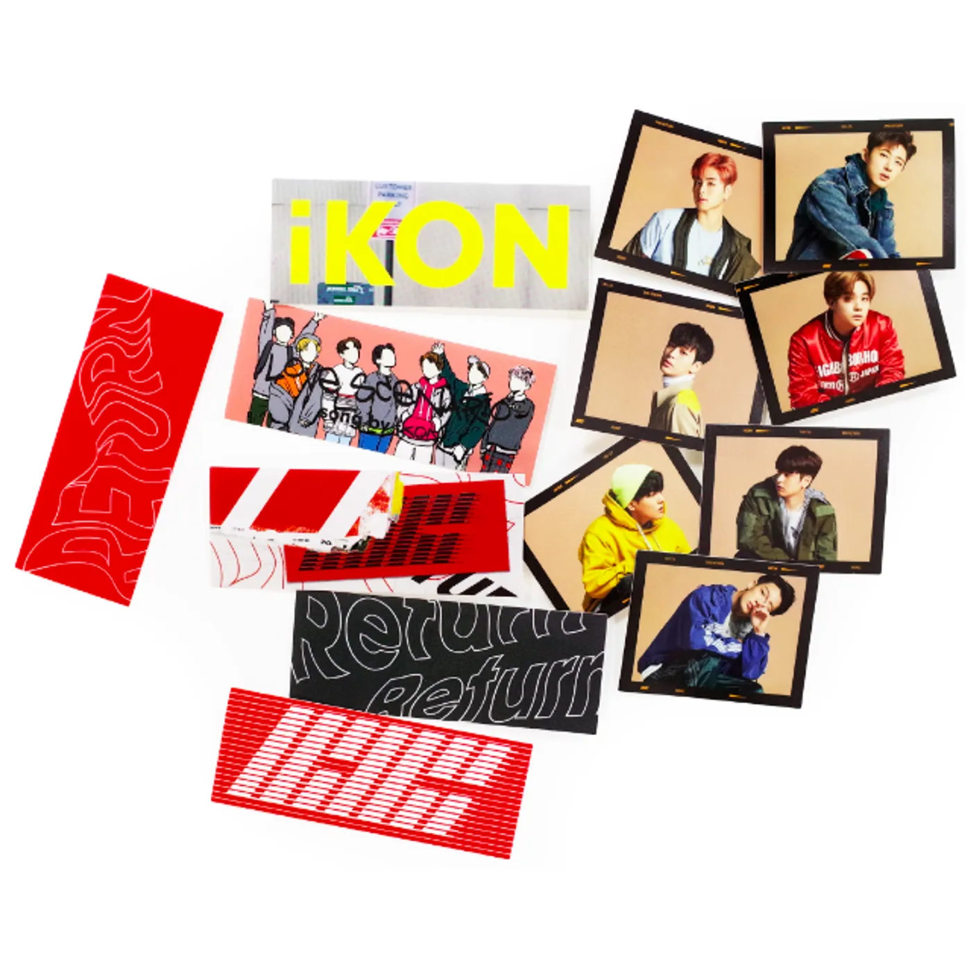 [RETURN] iKON STICKER SET