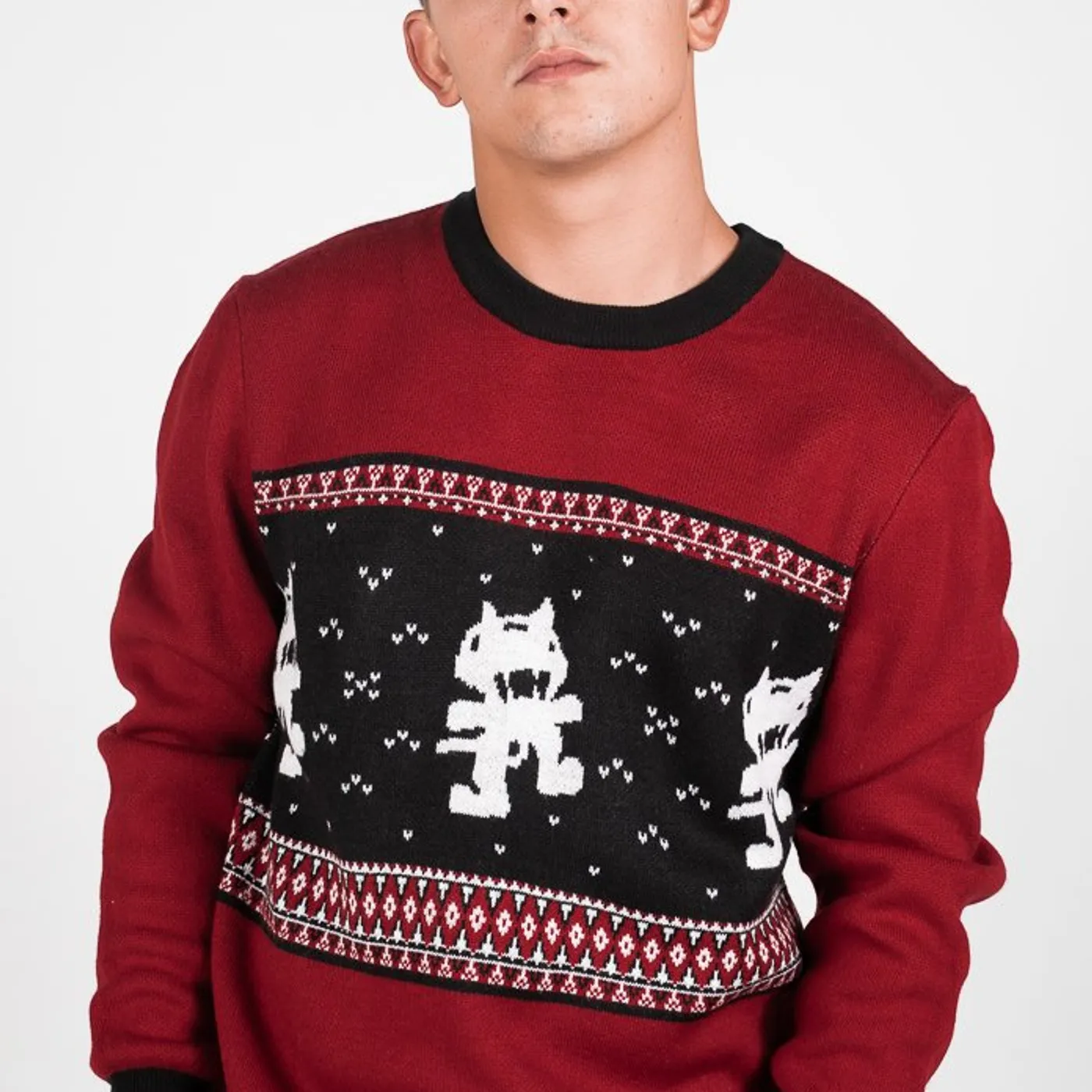 Monstercat Holiday Intarsia Sweater