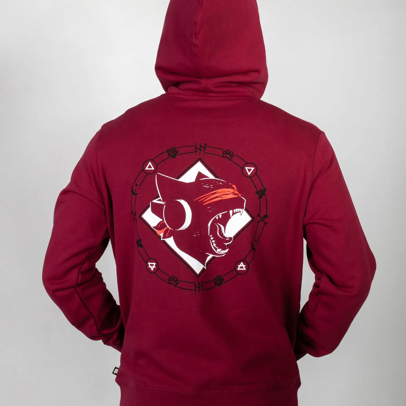 Monstercat Uncaged Alchemy - Black Pullover Hoodie & Maroon Zip Up Hoodie