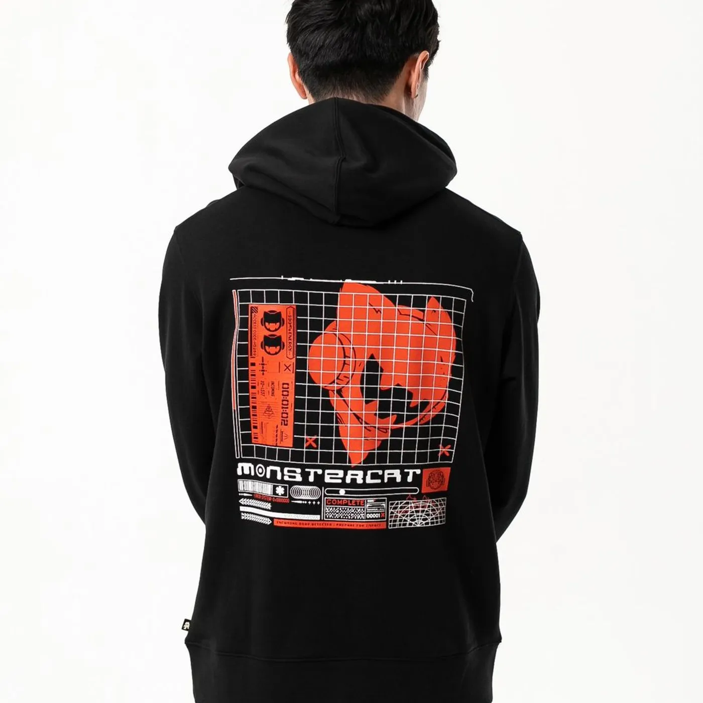 Monstercat Ctrl+A - Black Pullover Hoodie