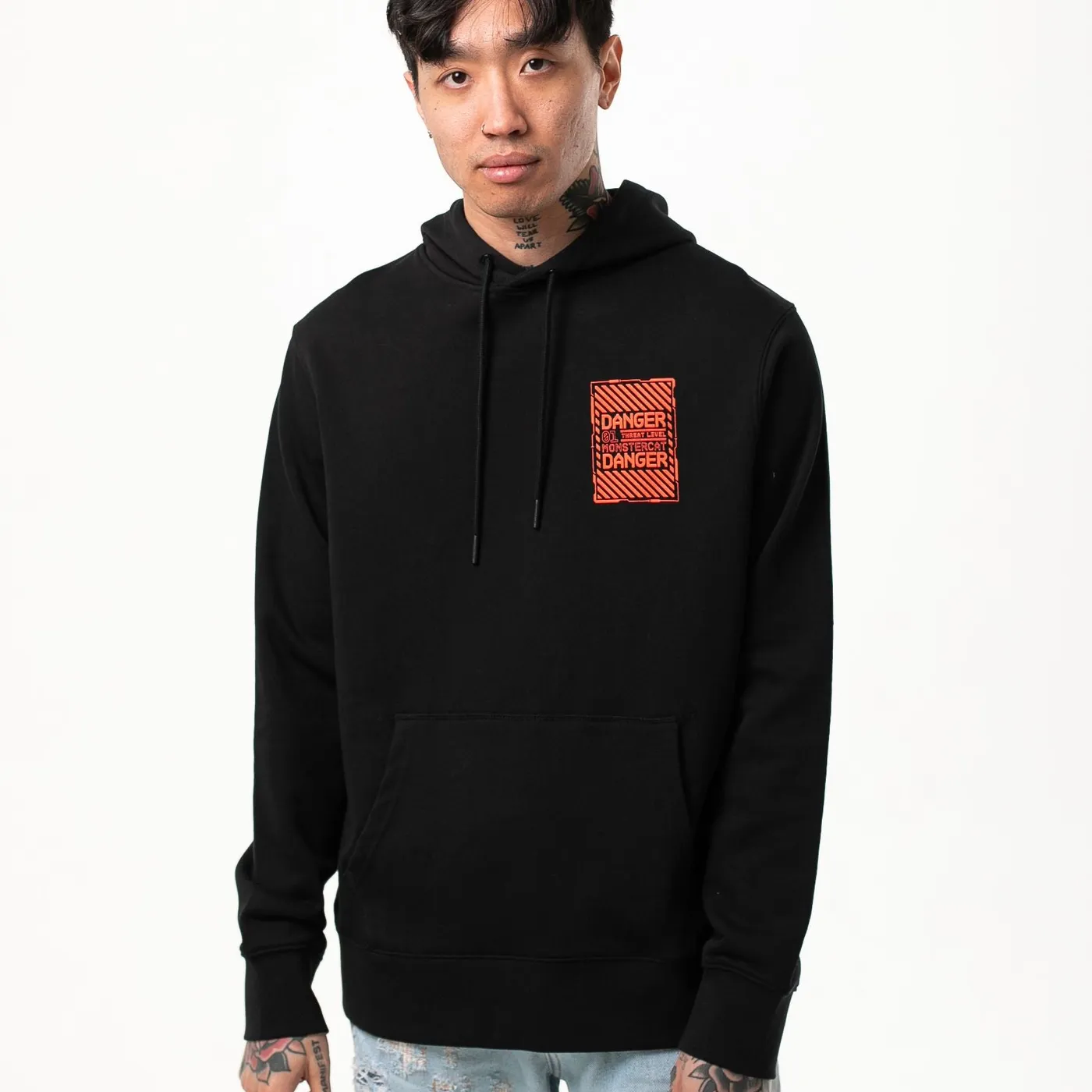 Monstercat Ctrl+A - Black Pullover Hoodie