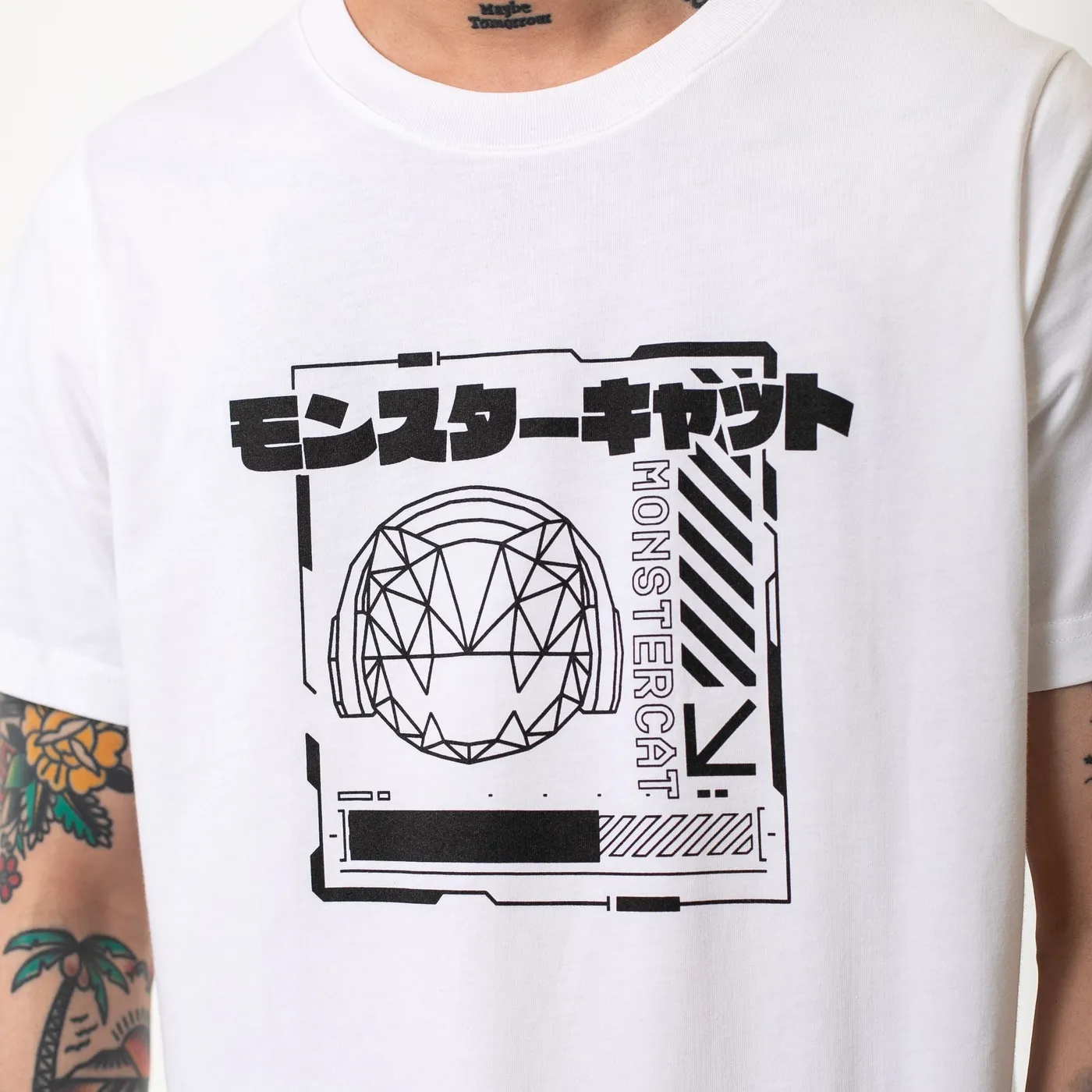 Monstercat Ctrl+N - White Short Sleeve T-Shirt