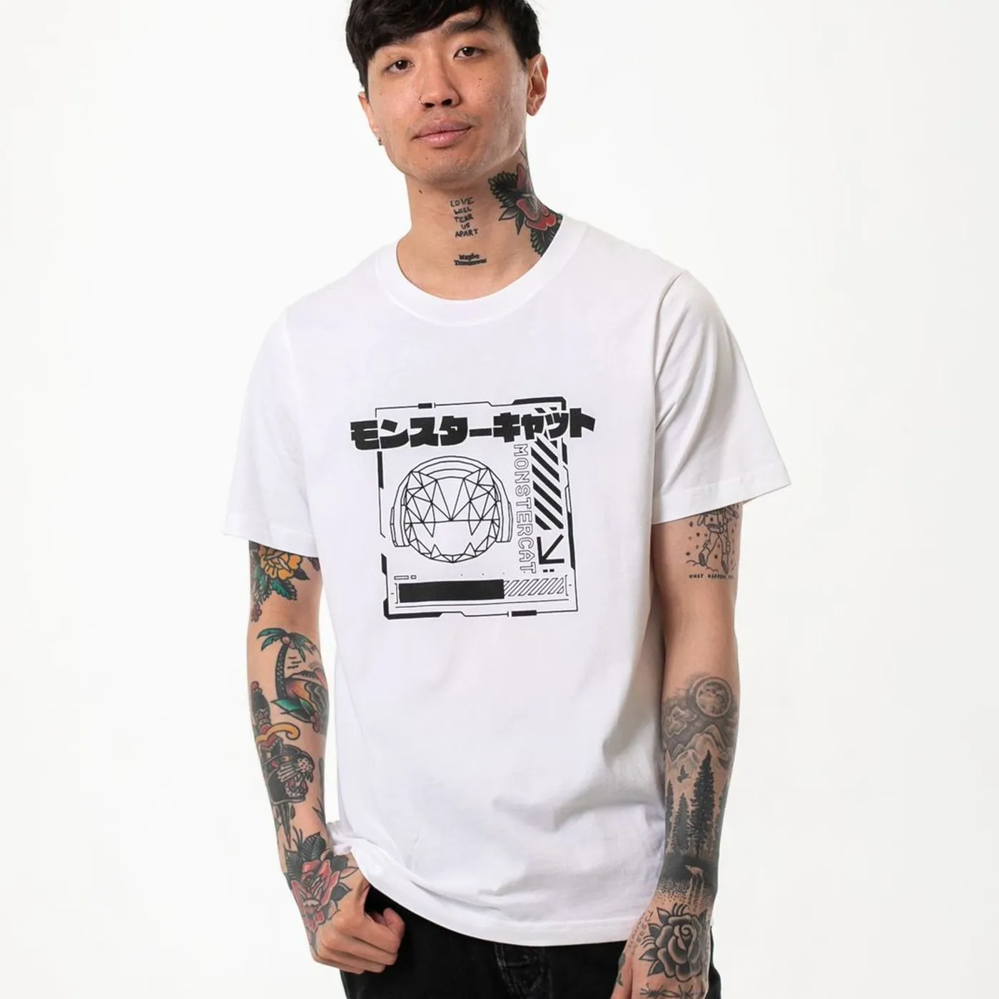 Monstercat Ctrl+N - White Short Sleeve T-Shirt