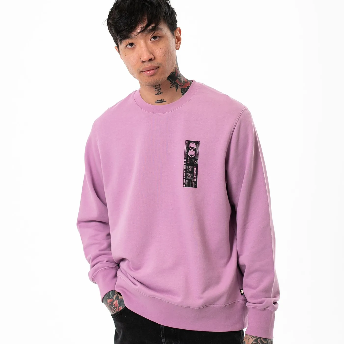Monstercat Ctrl+O - Lilac Crew Sweatshirt