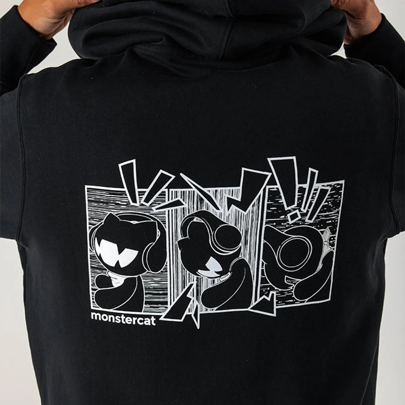 Monstercat NECKBREAKER - Black Zip Hoodie