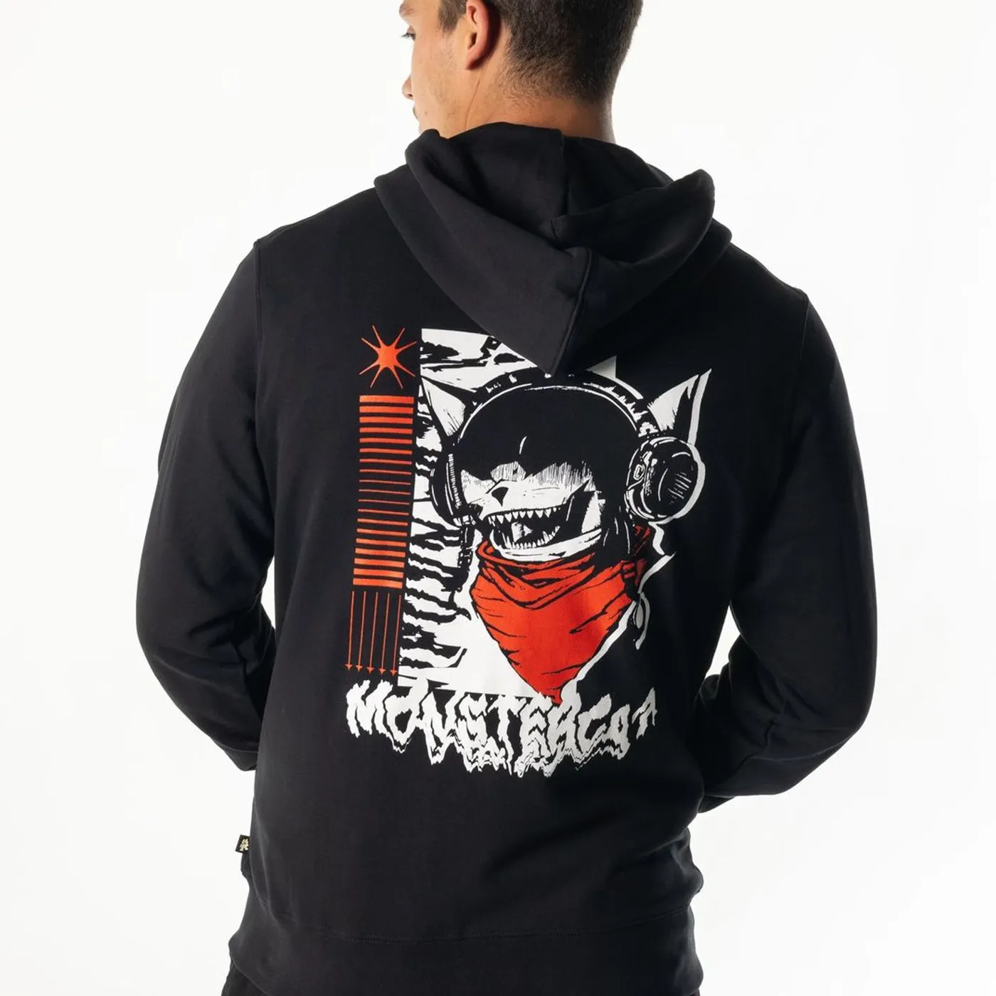 Monstercat SCREECHER - Black Zip Hoodie