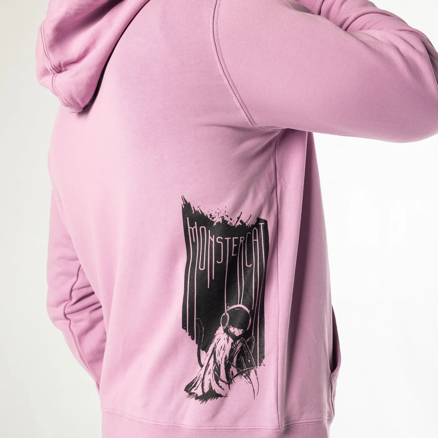 Monstercat REAPER CAT - Lilac Zip Hoodie