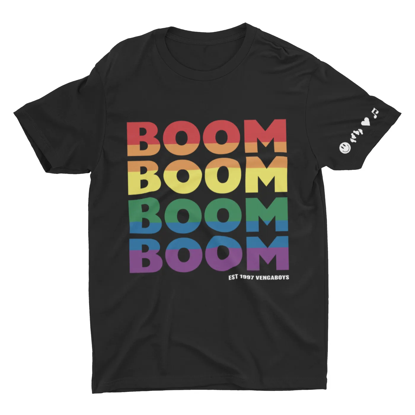 Vengaboys Boom Boom Boom Boom Rainbow Pride T-shirt