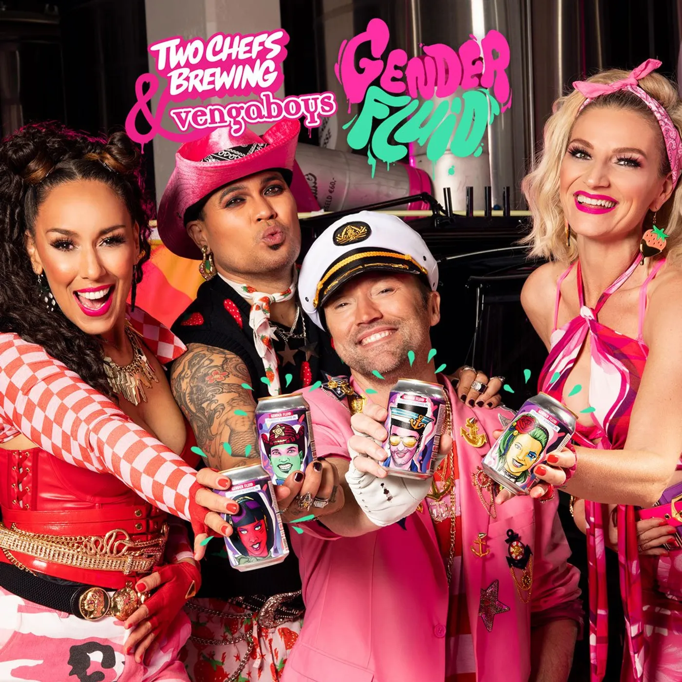 Vengaboys Gender Fluid Beer STRAWBERRY MILKSHAKE IPA